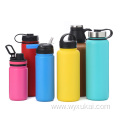 Outdoor portable water cup with attached top customized